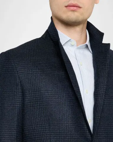 Zegna Men's Oasi Cashmere Glen Plaid Two-Button Sport Coat | Thumbnail 6