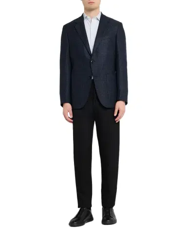 Zegna Men's Oasi Cashmere Glen Plaid Two-Button Sport Coat | Thumbnail 1
