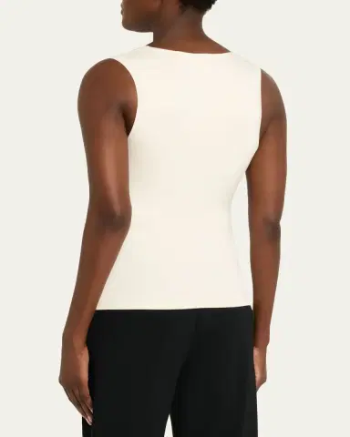ÉTERNE Sleeveless Crewneck Top | Thumbnail 3 ÉTERNE Sleeveless Crewneck Top | Thumbnail 3