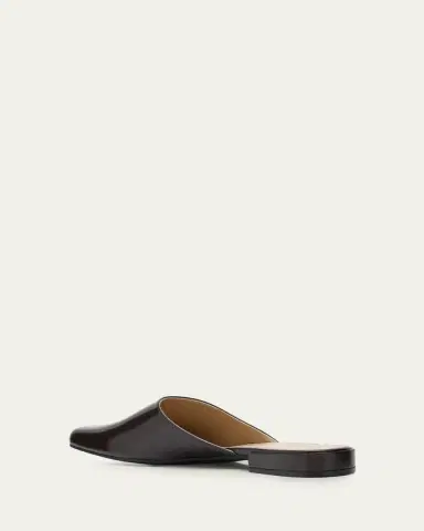 THE ROW Penelope Leather Mules | Thumbnail 7 THE ROW Penelope Leather Mules | Thumbnail 7