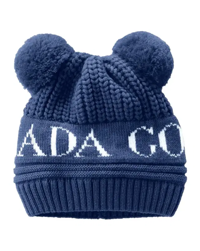 Kid 's Double Pompom Beanie Hat