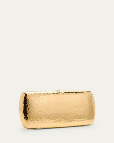 Saint Laurent Cassandre Martele YSL Clutch Bag in Hammered Metal | Thumbnail 3 Saint Laurent Cassandre Martele YSL Clutch Bag in Hammered Metal | Thumbnail 3