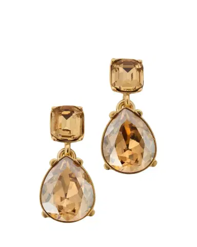 Oscar de la Renta Crystal Drop Earrings | Thumbnail 1 Oscar de la Renta Crystal Drop Earrings | Thumbnail 1
