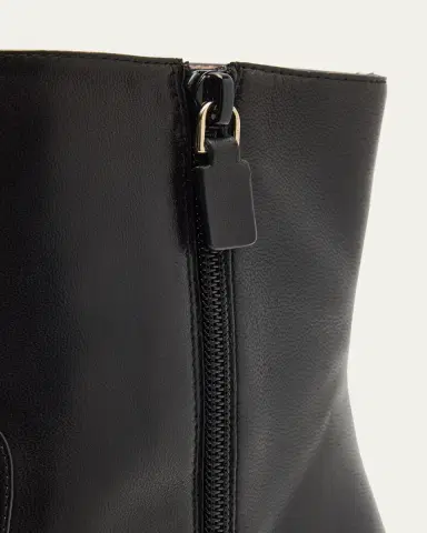 Stuart Weitzman 50mm Stassi Leather Zip Booties | Thumbnail 3 Stuart Weitzman 50mm Stassi Leather Zip Booties | Thumbnail 3