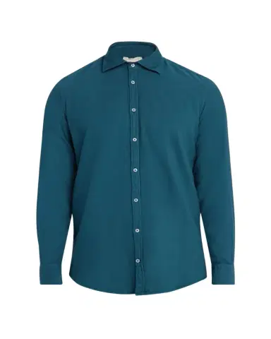 Massimo Alba Men's Genova Solid Sport Shirt | Thumbnail 1