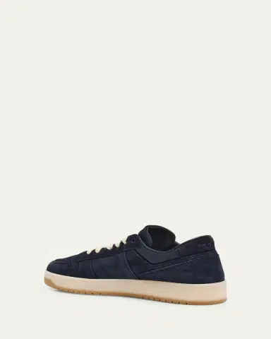 Prada Men's Downtown Nylon and Suede Low-Top Sneakers | Thumbnail 10