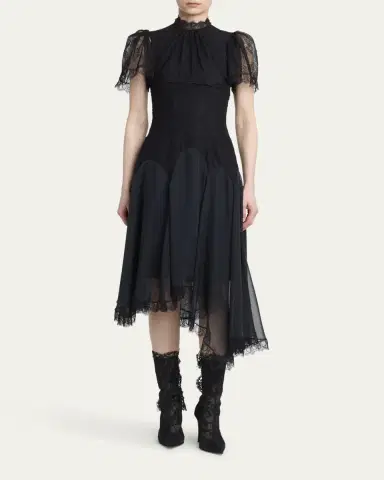 Alexander McQueen Heron Lace Ankle Boots | Thumbnail 3 Alexander McQueen Heron Lace Ankle Boots | Thumbnail 3