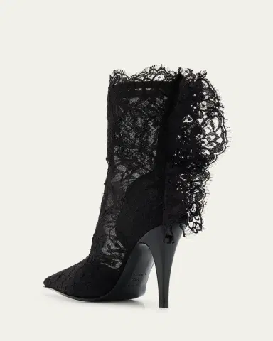 Alexander McQueen Heron Lace Ankle Boots | Thumbnail 4 Alexander McQueen Heron Lace Ankle Boots | Thumbnail 4