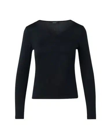 Akris V-Neck Jersey Long-Sleeve T-Shirt | Thumbnail 1 Akris V-Neck Jersey Long-Sleeve T-Shirt | Thumbnail 1