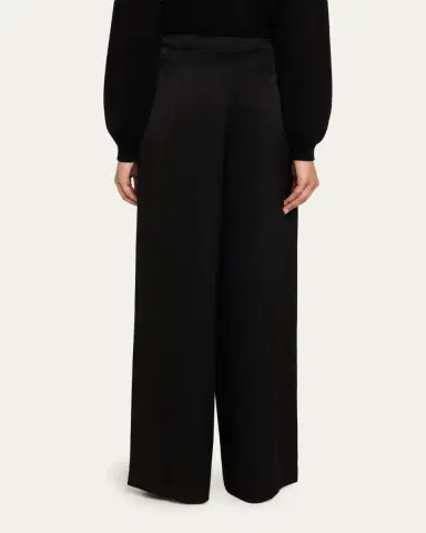 Ungaro Kai Wide-Leg Satin Pants | Thumbnail 3 Ungaro Kai Wide-Leg Satin Pants | Thumbnail 3