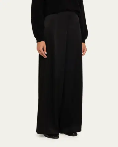 Ungaro Kai Wide-Leg Satin Pants | Thumbnail 4 Ungaro Kai Wide-Leg Satin Pants | Thumbnail 4