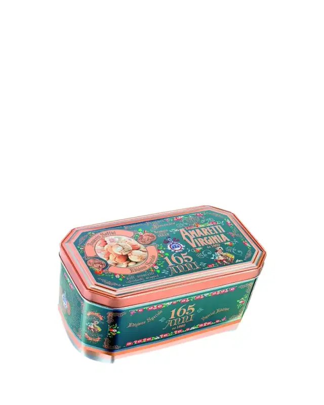 Amaretti Virginia Soft Amaretti Cookies in Gift Tin, 12 oz. - 165th Anniversary Edition