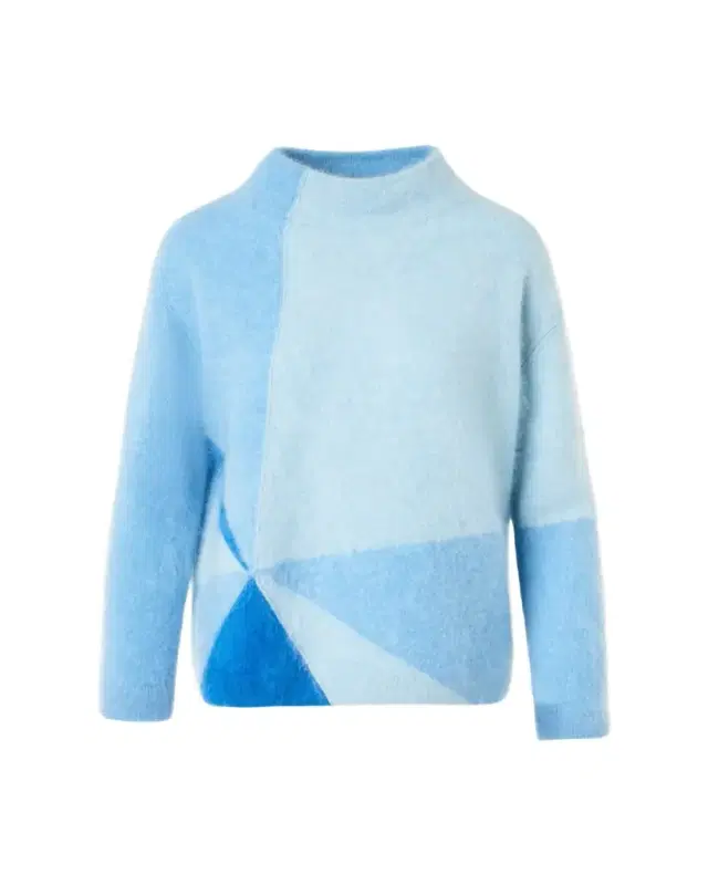 Akris Sunbeam Cloud Cashmere Crewneck Sweater
