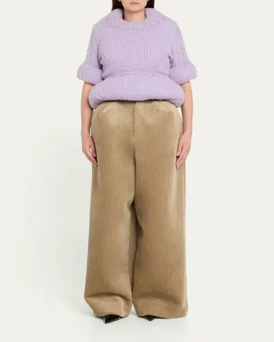 Marc Jacobs Runway Padded Peplum Short-Sleeve Sweater | Thumbnail 2 Marc Jacobs Runway Padded Peplum Short-Sleeve Sweater | Thumbnail 2
