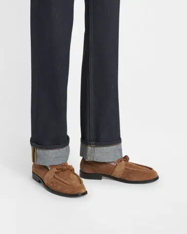 Bottega Veneta Astaire Suede Shearling-Lined Knot Loafers | Thumbnail 6 Bottega Veneta Astaire Suede Shearling-Lined Knot Loafers | Thumbnail 6