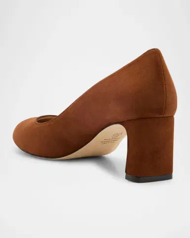 Stuart Weitzman 60mm Babette Suede Pumps | Thumbnail 8