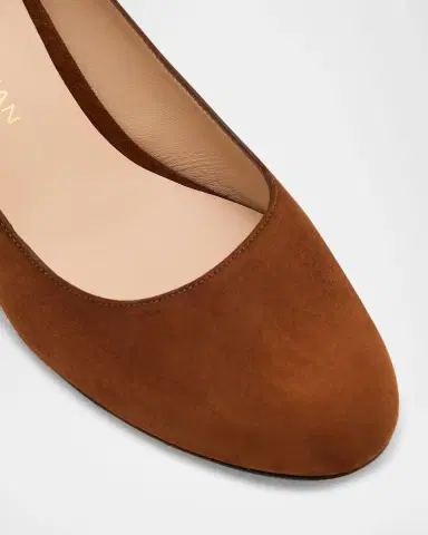 Stuart Weitzman 60mm Babette Suede Pumps | Thumbnail 9