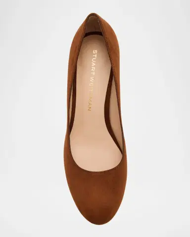 Stuart Weitzman 60mm Babette Suede Pumps | Thumbnail 10