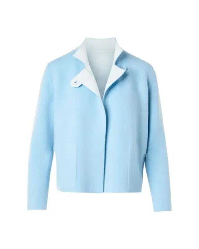 Reversible Cashmere Single-Breasted Jacket