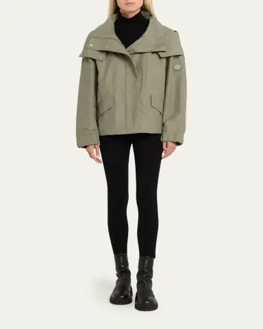 Canada Goose Olivine Oversized Jacket with Removable Hood | Thumbnail 3