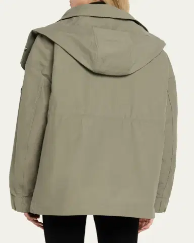 Canada Goose Olivine Oversized Jacket with Removable Hood | Thumbnail 4
