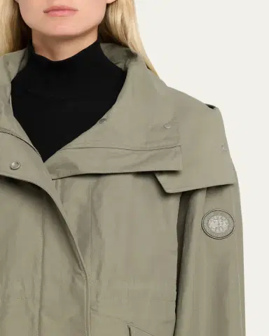 Canada Goose Olivine Oversized Jacket with Removable Hood | Thumbnail 6
