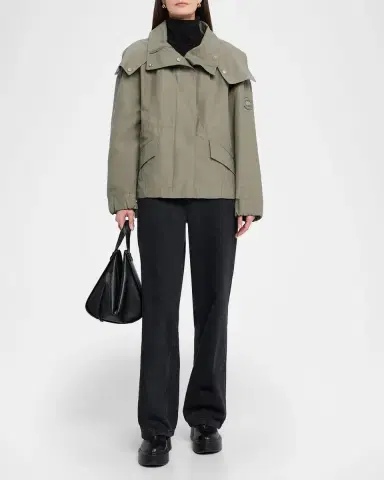 Canada Goose Olivine Oversized Jacket with Removable Hood | Thumbnail 7