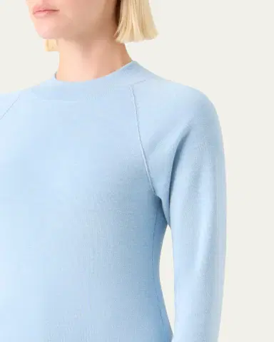 Akris Mock-Neck Cashmere-Silk Raglan-Sleeve Sweater | Thumbnail 5 Akris Mock-Neck Cashmere-Silk Raglan-Sleeve Sweater | Thumbnail 5