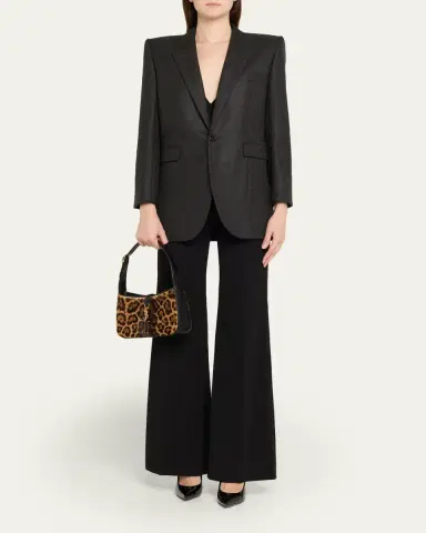 Saint Laurent Le 5 A 7 Shoulder Bag in Leopard-Print Calf Hair | Thumbnail 5 Saint Laurent Le 5 A 7 Shoulder Bag in Leopard-Print Calf Hair | Thumbnail 5
