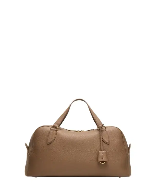 Needle Medium Fine Grain Leather Shoulder Bag