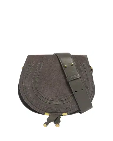 Chloé Marcie Crossbody Bag in Calfskin Suede | Thumbnail 1 Chloé Marcie Crossbody Bag in Calfskin Suede | Thumbnail 1