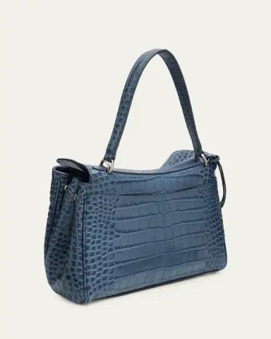 Balenciaga Rodeo Croc-Embossed Leather Top-Handle Bag | Thumbnail 3