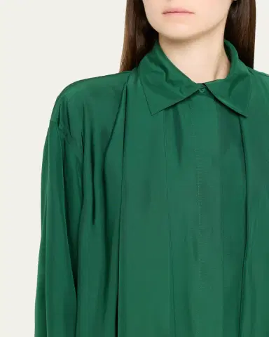 Loewe Charmeuse Balloon Button-Down Shirt | Thumbnail 5 Loewe Charmeuse Balloon Button-Down Shirt | Thumbnail 5