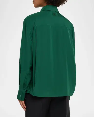 Loewe Charmeuse Balloon Button-Down Shirt | Thumbnail 7 Loewe Charmeuse Balloon Button-Down Shirt | Thumbnail 7