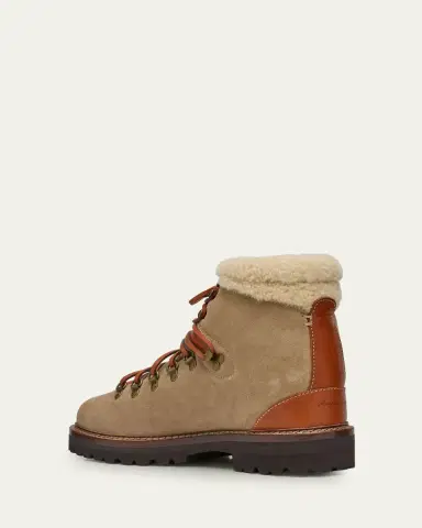 Ralph Lauren Purple Label Halpin Shearling-Trim Calf-Suede Boot | Thumbnail 2 Ralph Lauren Purple Label Halpin Shearling-Trim Calf-Suede Boot | Thumbnail 2