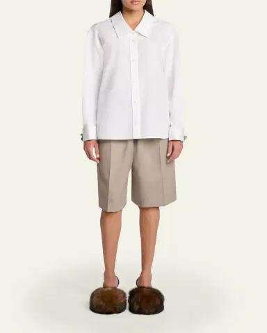 Loewe Cuff-Link Button-Down Shirt | Thumbnail 2 Loewe Cuff-Link Button-Down Shirt | Thumbnail 2