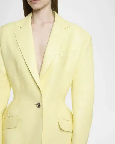 Givenchy Leather Cocoon Coat | Thumbnail 4