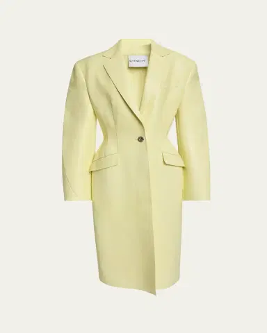 Givenchy Leather Cocoon Coat | Thumbnail 5