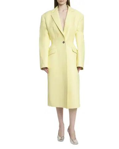 Givenchy Leather Cocoon Coat | Thumbnail 1