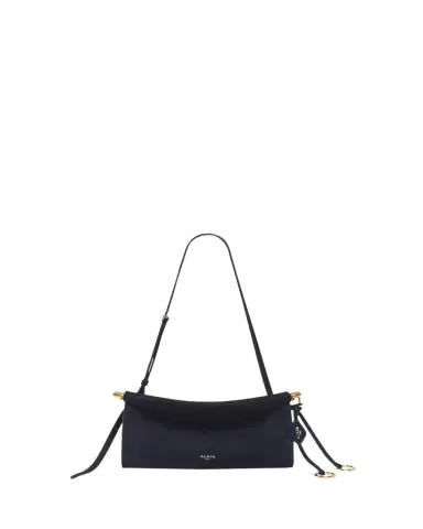 ALAÏA Le Click East-West Suede Shoulder Bag | Thumbnail 1 ALAÏA Le Click East-West Suede Shoulder Bag | Thumbnail 1