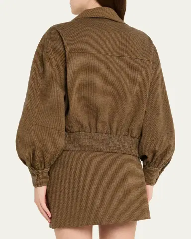 Diane von Furstenberg Shay Oversized Houndstooth Knit Jacket | Thumbnail 3 Diane von Furstenberg Shay Oversized Houndstooth Knit Jacket | Thumbnail 3