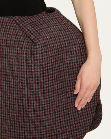 Marc Jacobs Runway Check Wool Circular Skirt | Thumbnail 5 Marc Jacobs Runway Check Wool Circular Skirt | Thumbnail 5