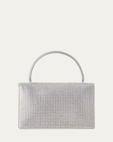 Akris Alice Mini Rhinestone Satin Top-Handle Bag | Thumbnail 3 Akris Alice Mini Rhinestone Satin Top-Handle Bag | Thumbnail 3