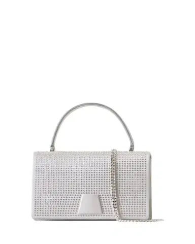 Akris Alice Mini Rhinestone Satin Top-Handle Bag | Thumbnail 1 Akris Alice Mini Rhinestone Satin Top-Handle Bag | Thumbnail 1