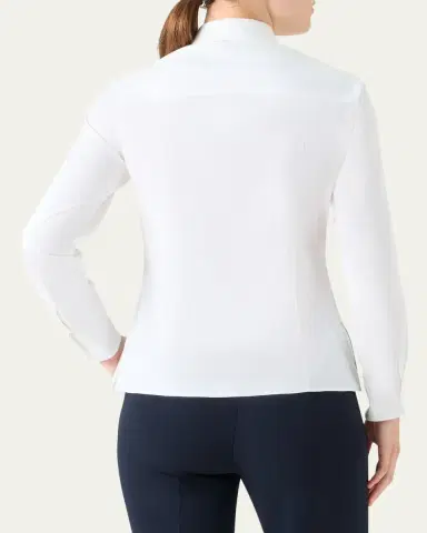 Akris Pleated Bib-Front Shirt | Thumbnail 3 Akris Pleated Bib-Front Shirt | Thumbnail 3