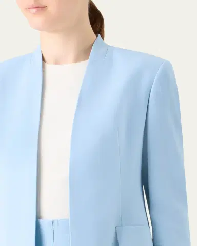 Akris Alvar Front Slits Open Blazer Jacket | Thumbnail 5