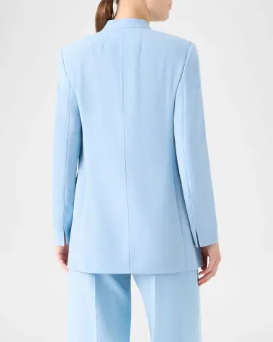 Akris Alvar Front Slits Open Blazer Jacket | Thumbnail 7