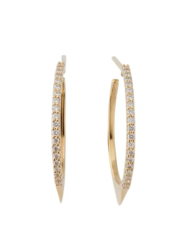 Lana Eclipse Diamond Hoop Earrings