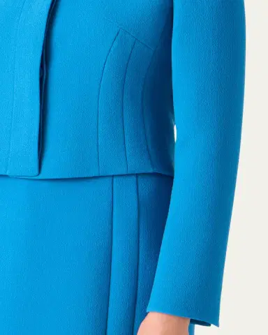 Akris Helios Wool Slim Short Jacket | Thumbnail 5 Akris Helios Wool Slim Short Jacket | Thumbnail 5