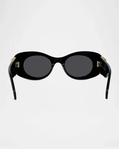 Loewe Anagram 49mm Oval Sunglasses | Thumbnail 7